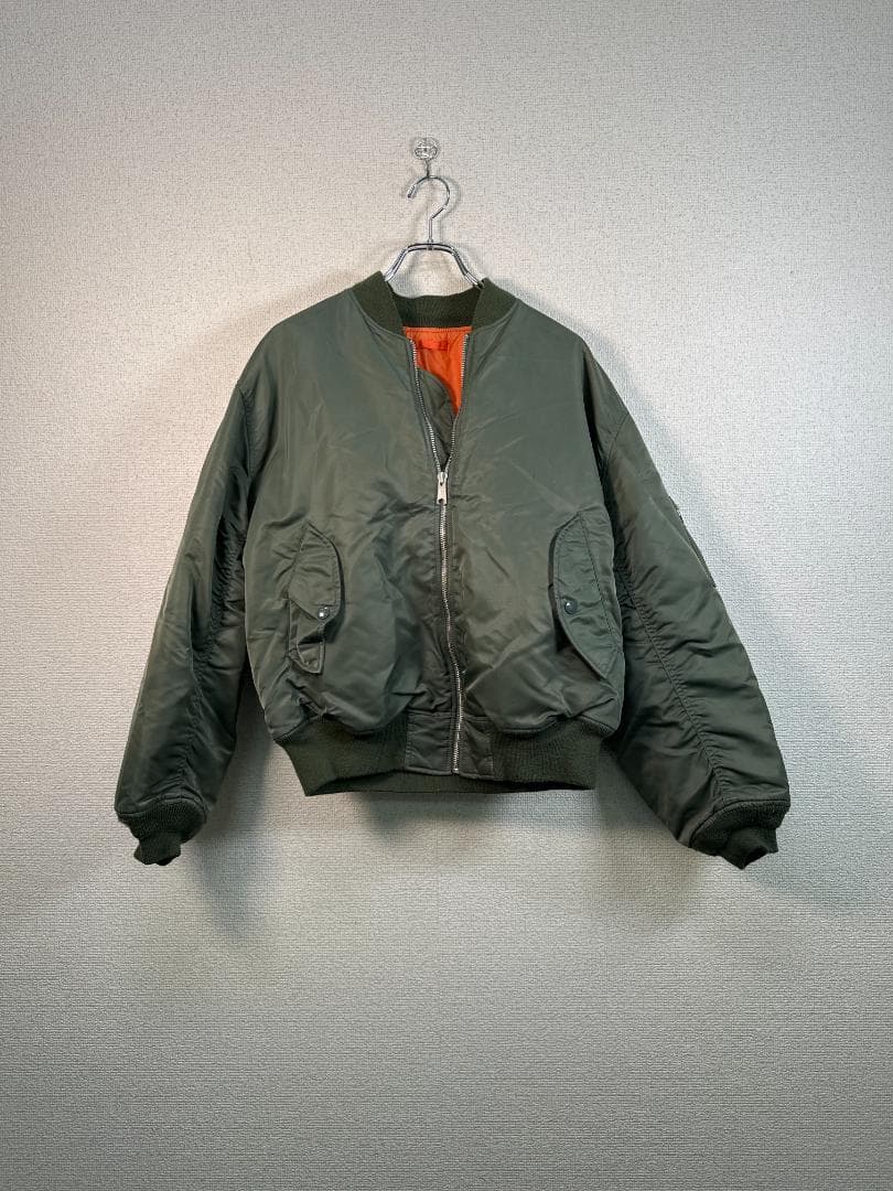 OLD UNIQLO オールドユニクロ MA-1 フライトジャケット L カーキ