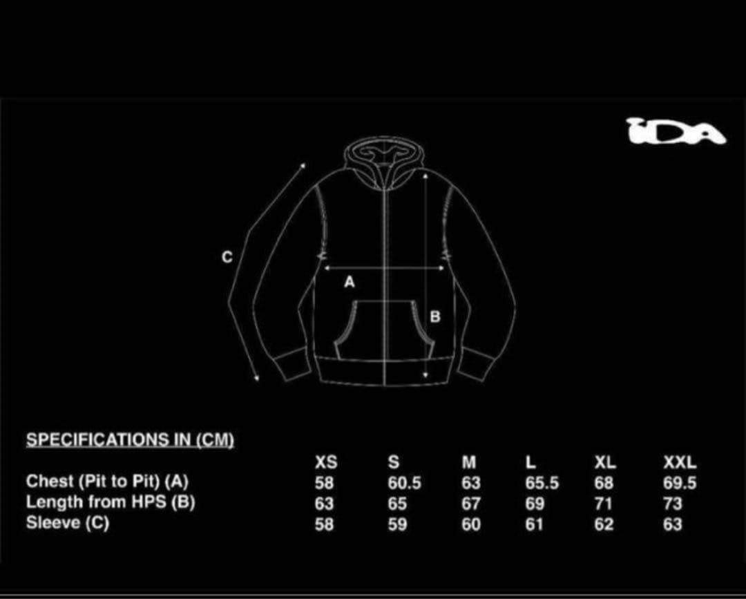 希少 ida sply hoodie ジップパーカー ピンク - メルカリ