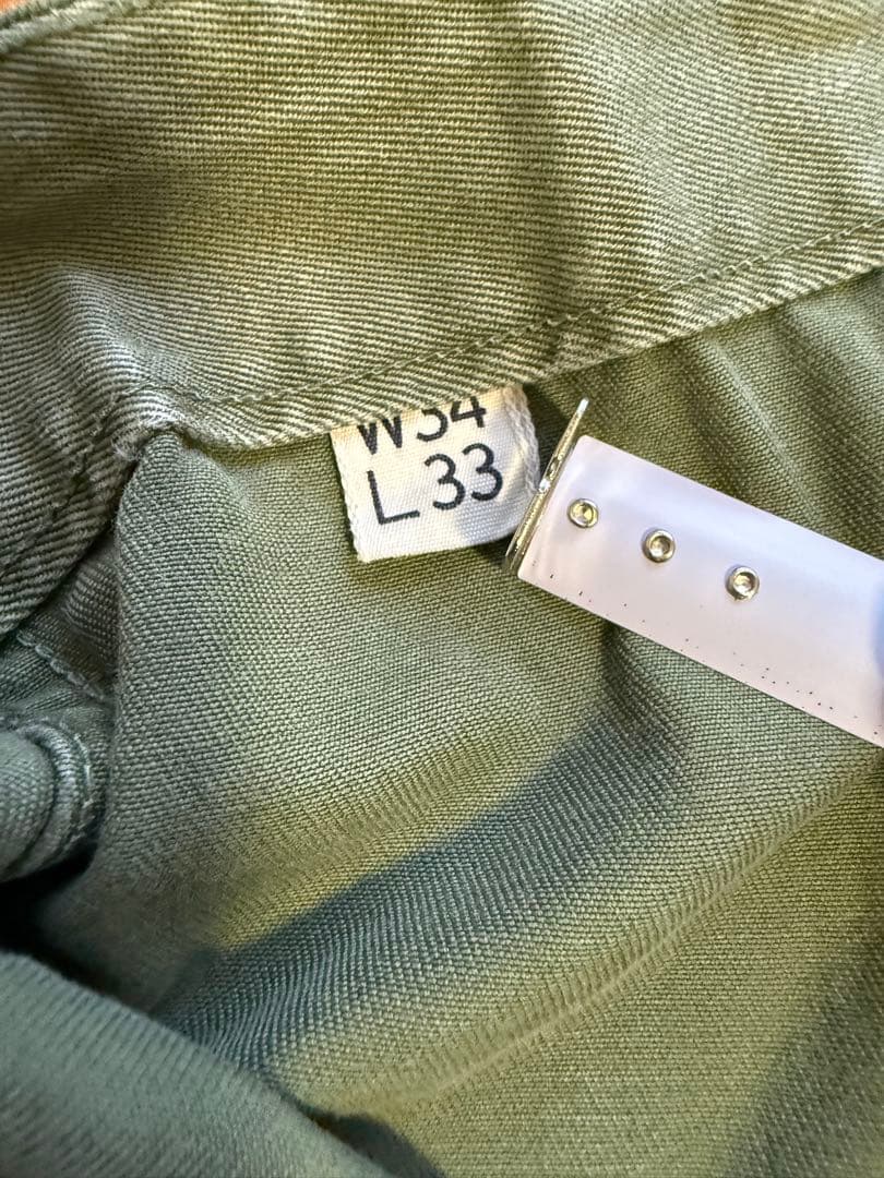 40s 50s M43 カーゴパンツ 13star コットンサテン