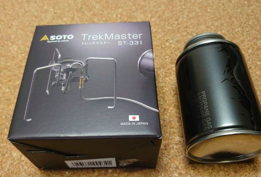 SOTO、NEW.トレックマスター、燃料ボンベ付、新品未開封、送料込