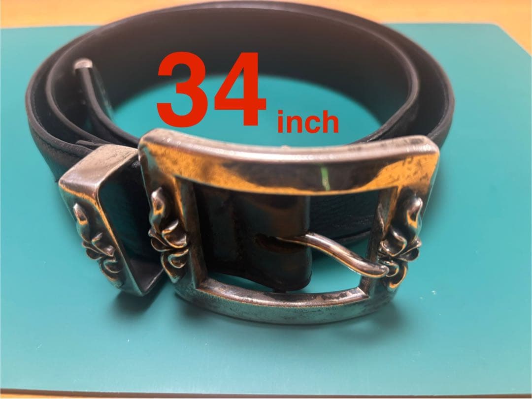 12/10まで値下げ】クロムハーツベルト 3PC クラシック otj 34 - メルカリ