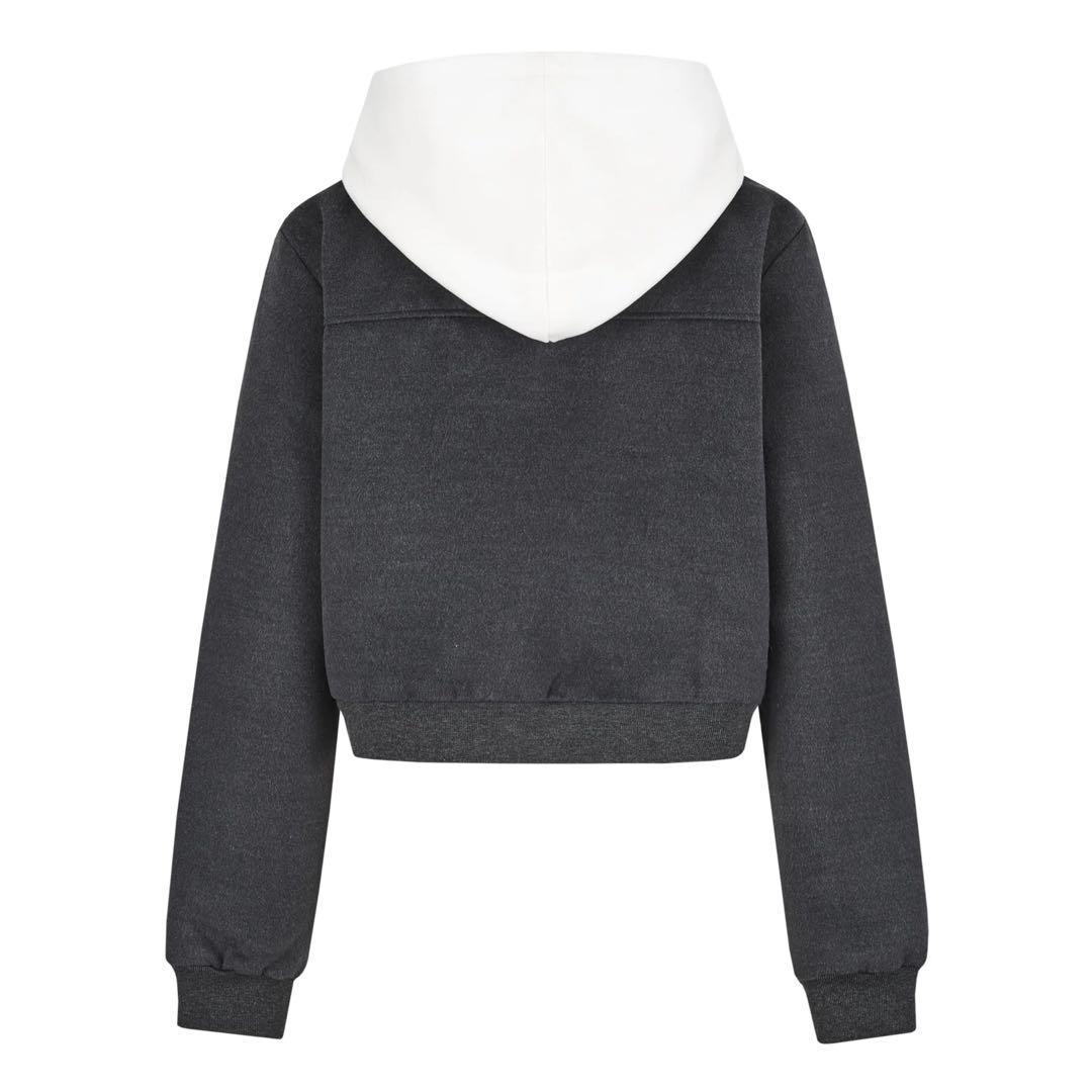 ANDWANG Hoodie docking jacket