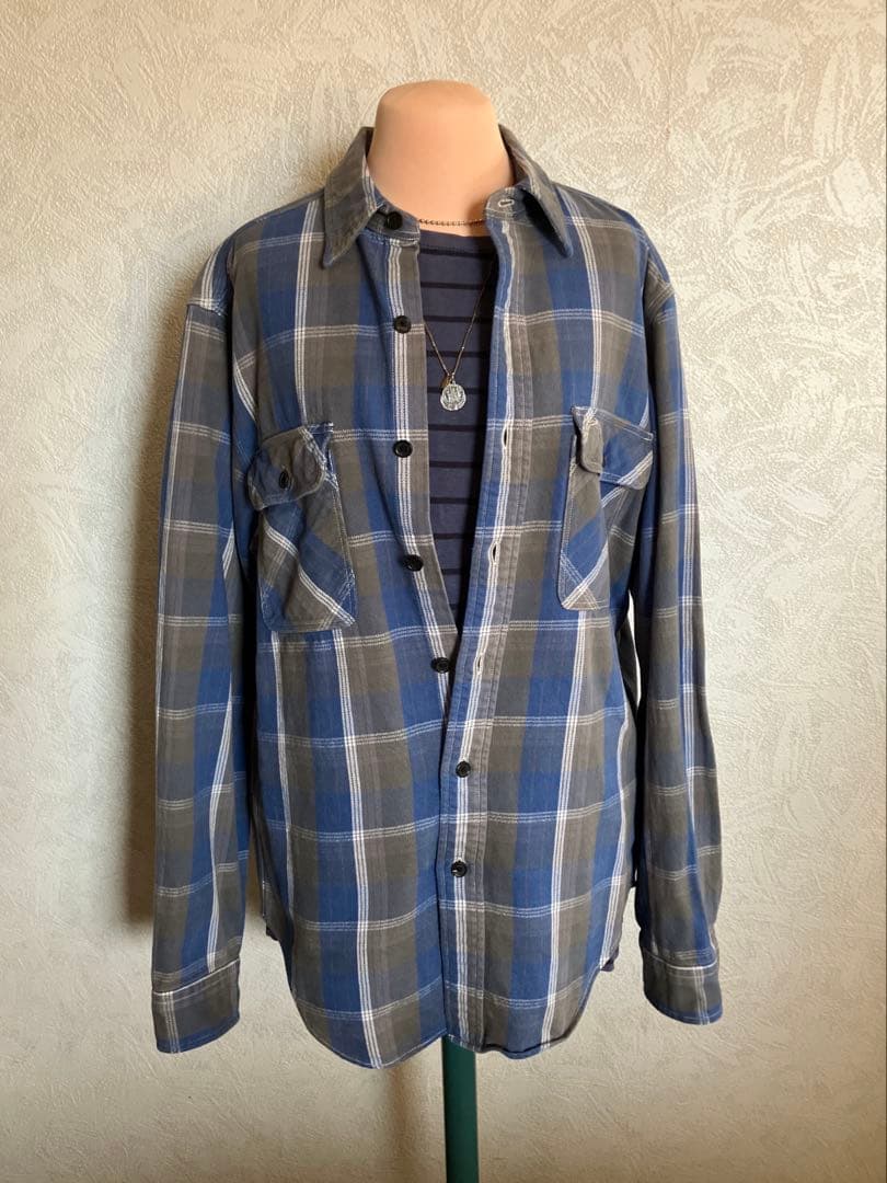 超希少」RRL ダブルアールエル （チェックシャツ ）ジョニーデップ着用