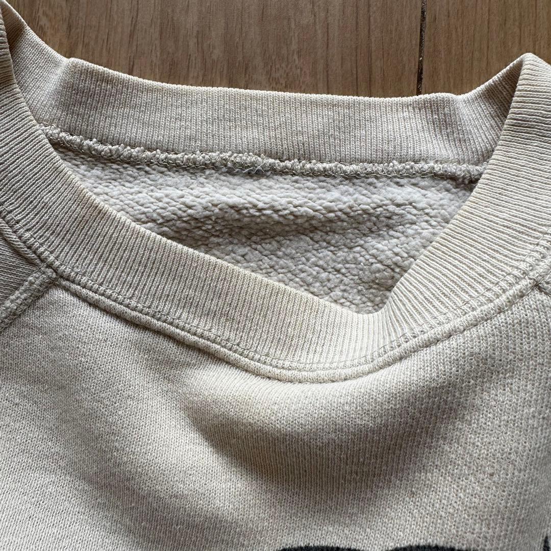 60s スプルース スヌーピー シュローダー スウェット ベージュ 両面