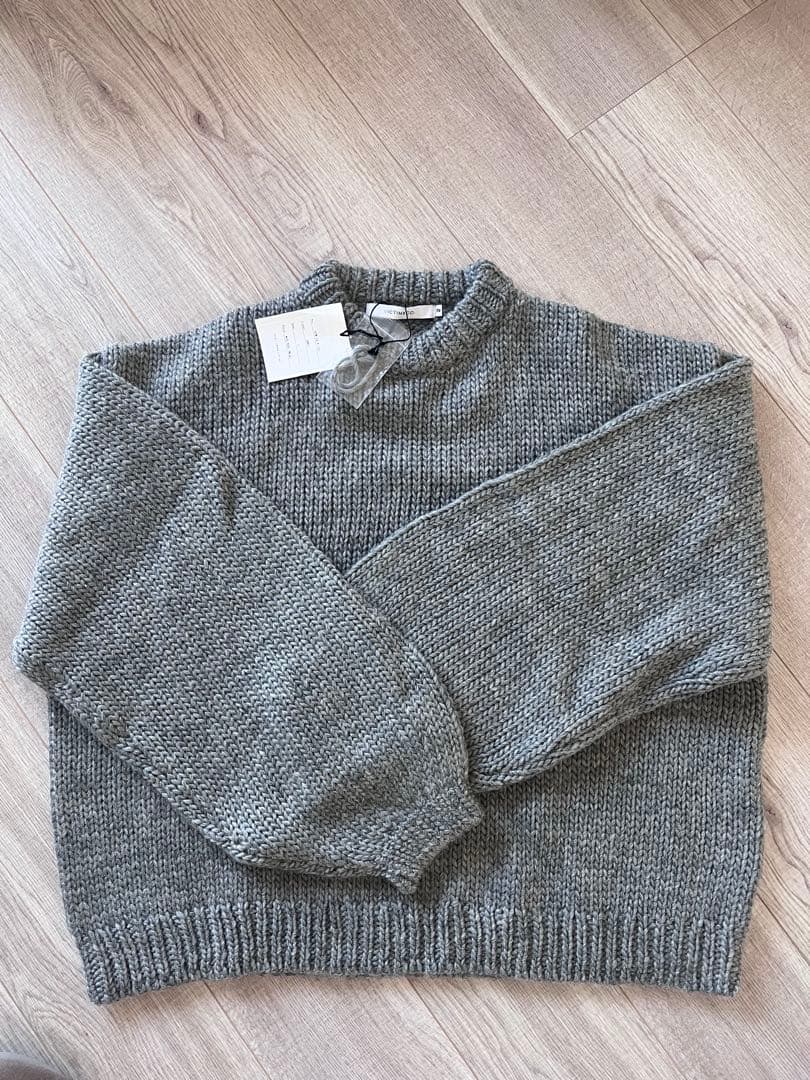 VICTIM LOW GAUGE KNIT セーター M/L グレー