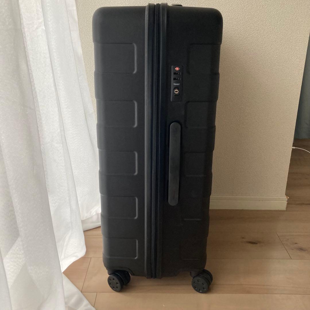 無印良品 キャリーケース G7AA064 大型 87L 黒 TSAロック 鍵