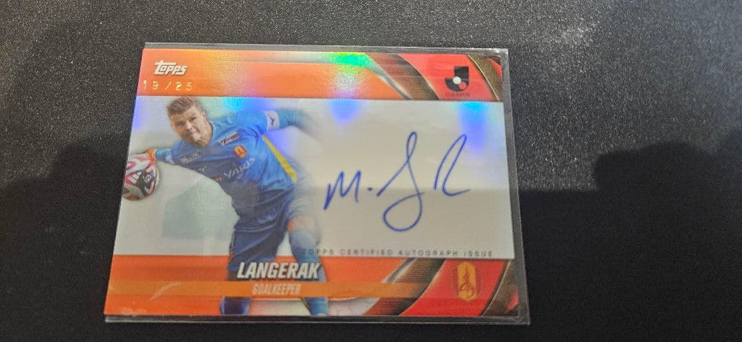 2024 Topps Jリーグ 名古屋グランパス ランゲラック選手 25枚限定 名古屋グランパス 2024 ランゲラック退団記念グッズ4点 新品未開封