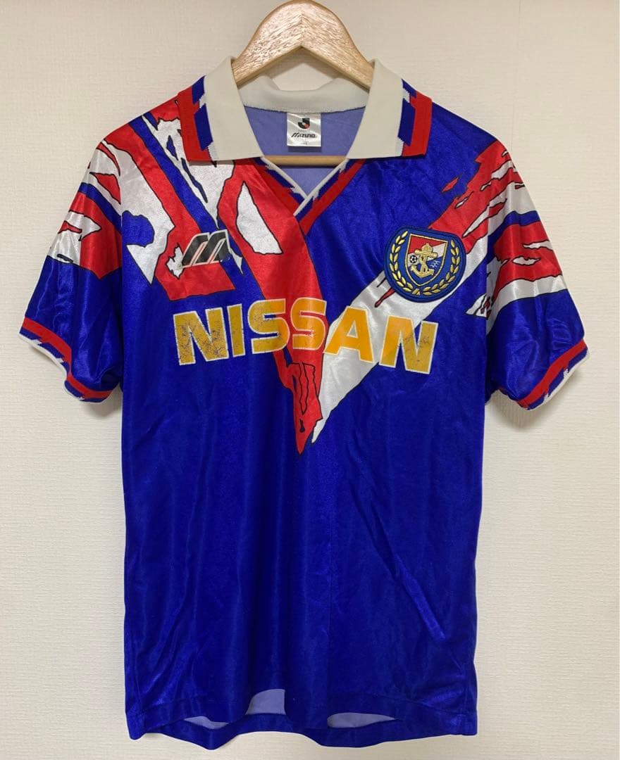 横浜マリノス初代ホームユニフォームJリーグ開幕Oサイズ正規品