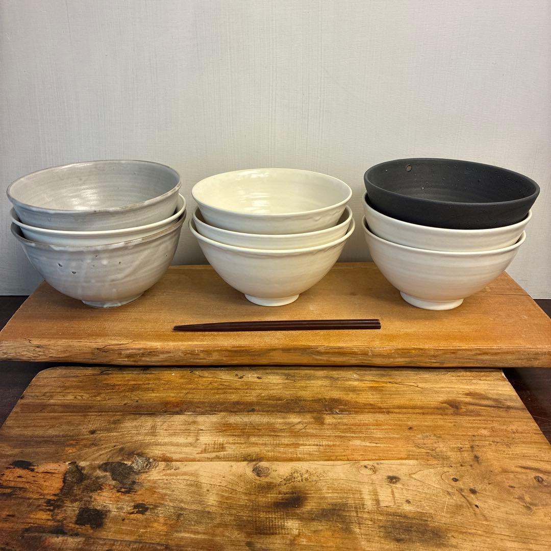 マッシュルーム様専用お買い得！SALE！不揃い商品 うどん鉢9個 460