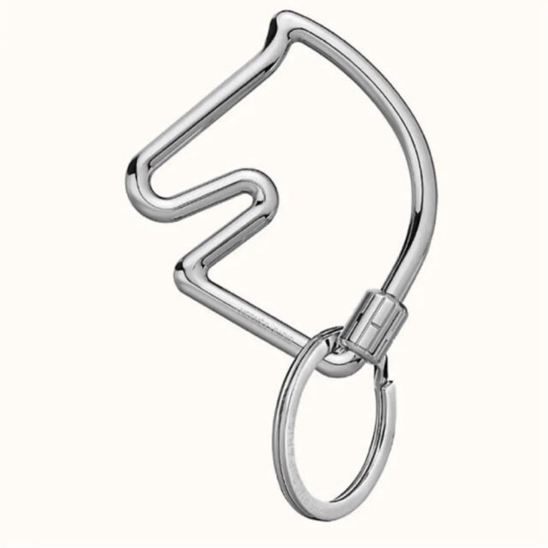 エルメス シュヴァル シュバル キーリング キーホルダー 新品 》 エルメス キーリング 《 シュヴァル 》 馬 HERMES Cheval 箱