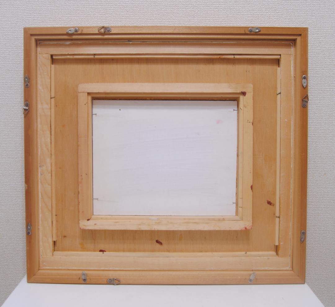 岡田久春 「 薔薇 」 パネルに 油彩 油絵 花の絵 絵画 抽象画 三重