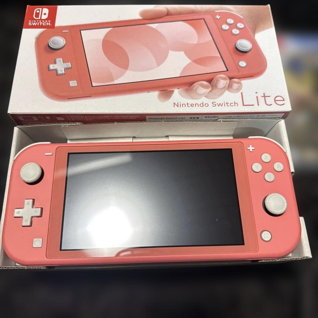 Hizuki様専用】Switch Lite 本体 ピンク ソフト ケース付きの通販はau