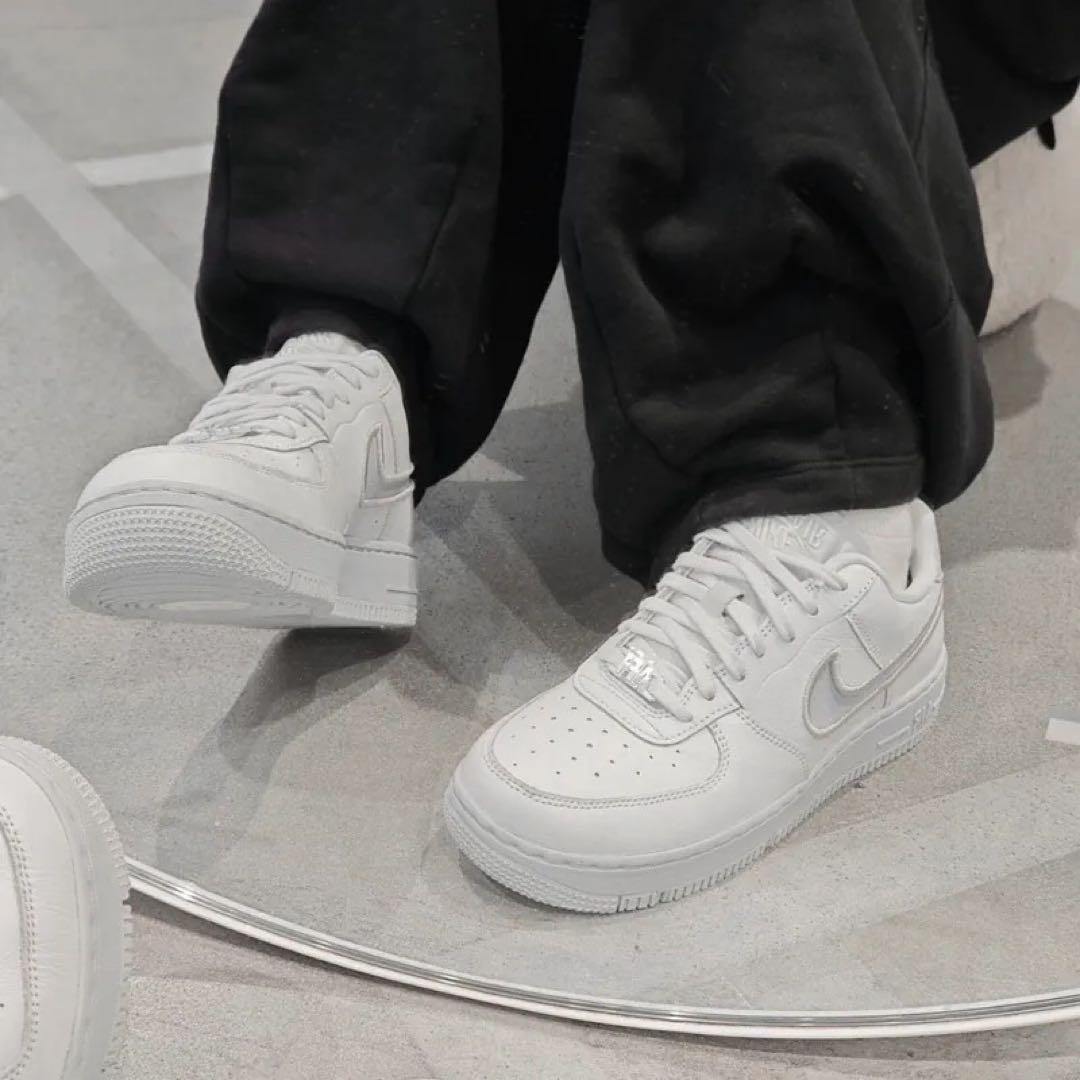 新品23.5cm】NIKE｜W エアフォース1ダンス｜Sホワイト/シルバー