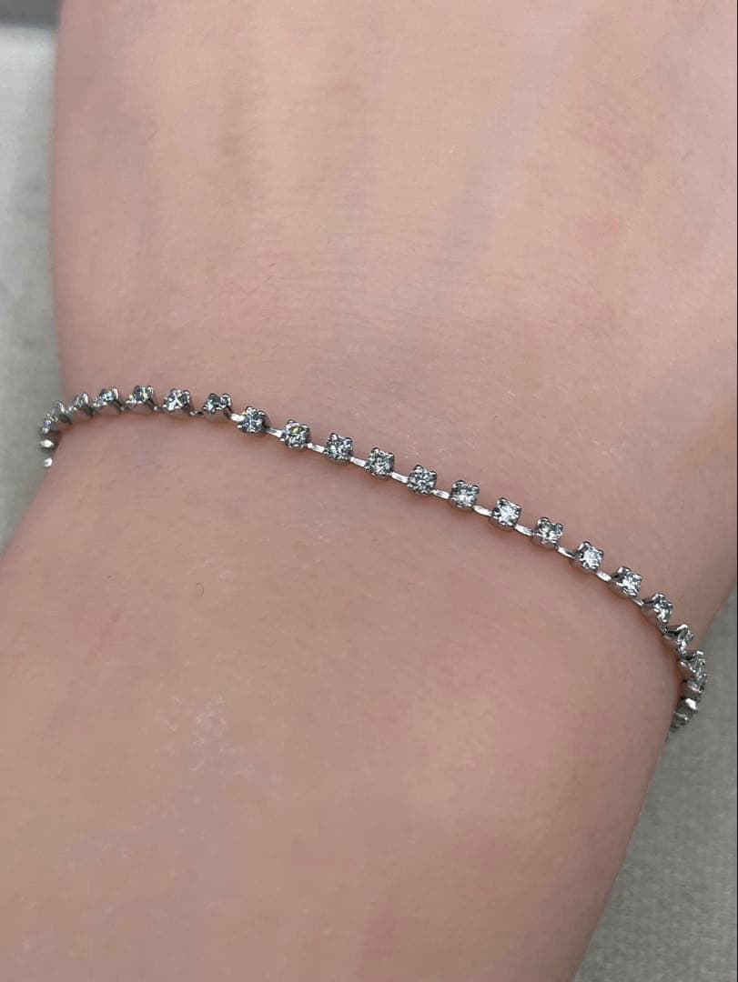 専用JA152☆高級 ダイヤモンド1.1ct プラチナ ラインブレスレット