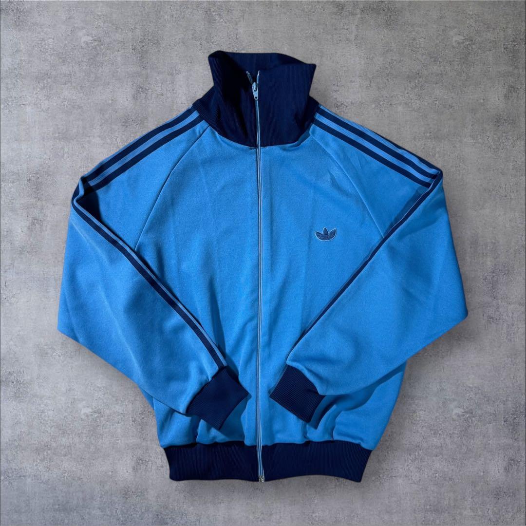 adidas アディダス トラックジャケット 80s 古着 3号 デサント - メルカリ