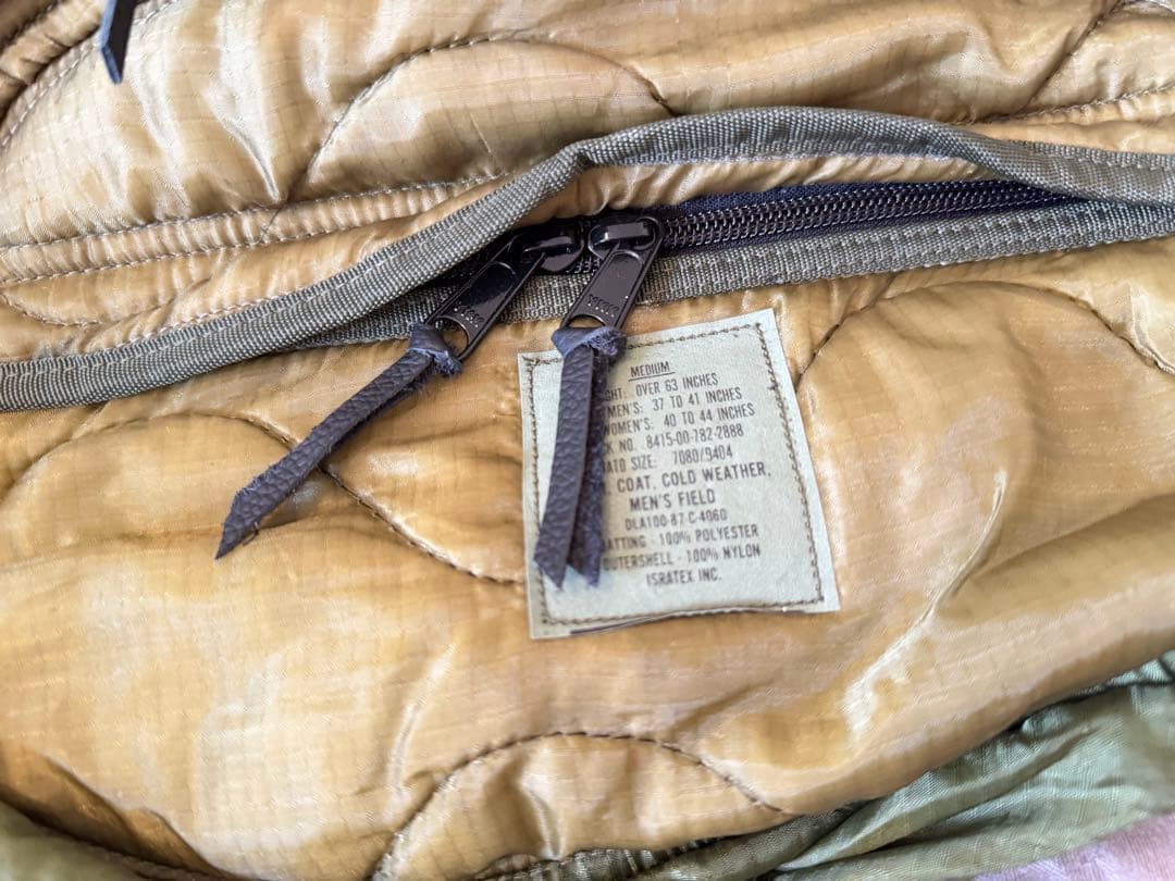 Military M-65 Quilted Liner BodyBagキムタク2 - メルカリ