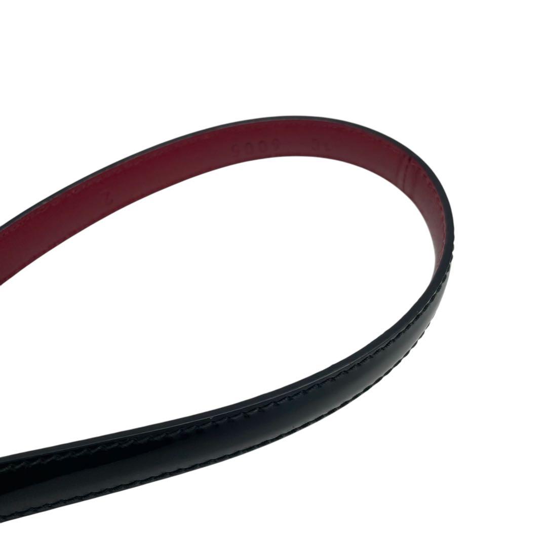 良品✨プラダ PRADA ベルト ロゴ バックル レザー ブラック PRADA