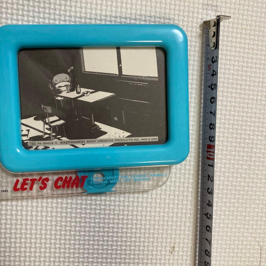 未使用1982年レッツチャット写真立て ベンジャミン日本製 let's chat