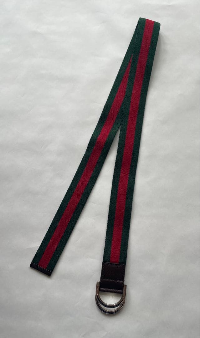 GUCCI】シェリーライン ダブルリングベルト キャンバス - メルカリ
