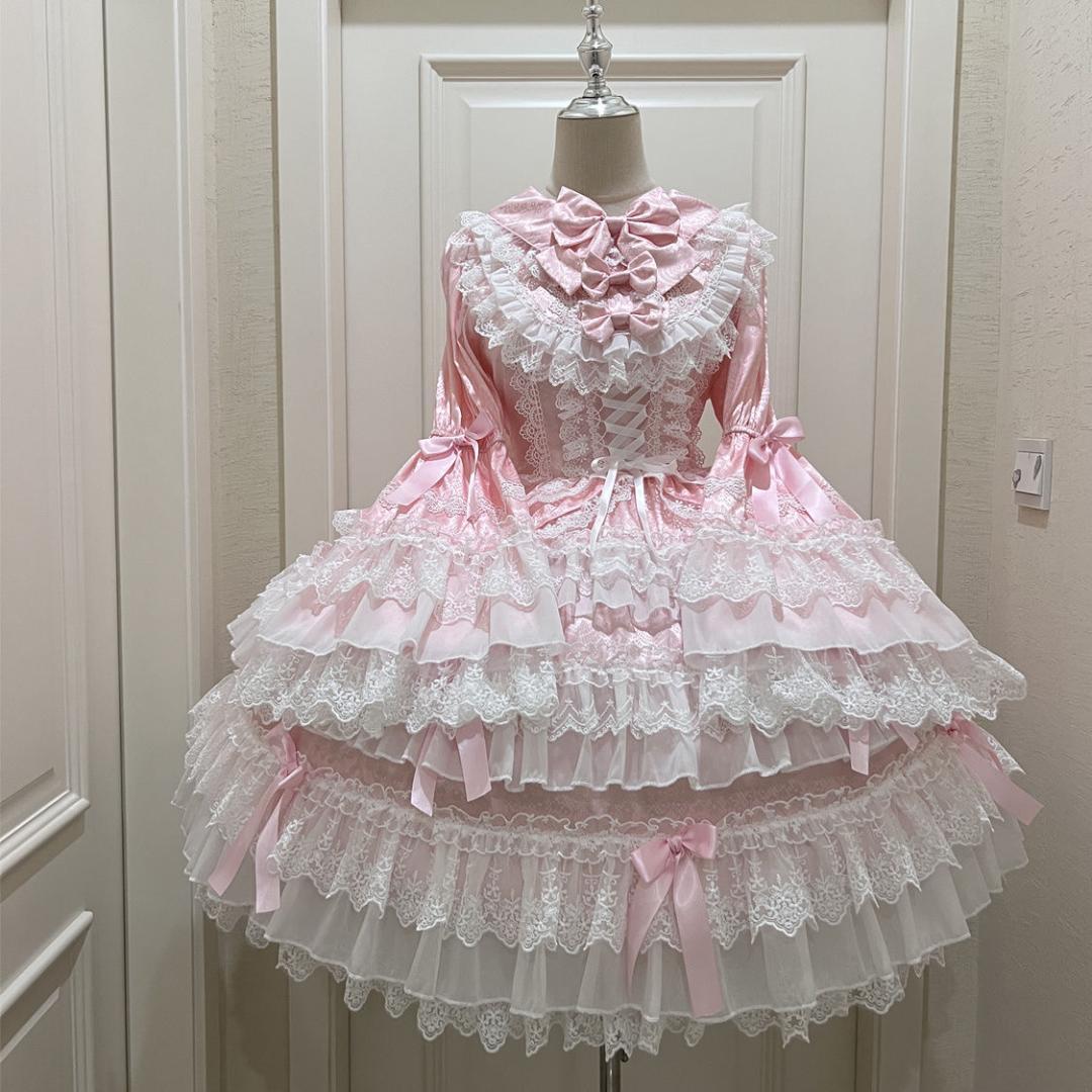韓嬢✨黛薇爾】ゴスロリ・ロリータドレス doll 長袖 opロリィタ姫袖