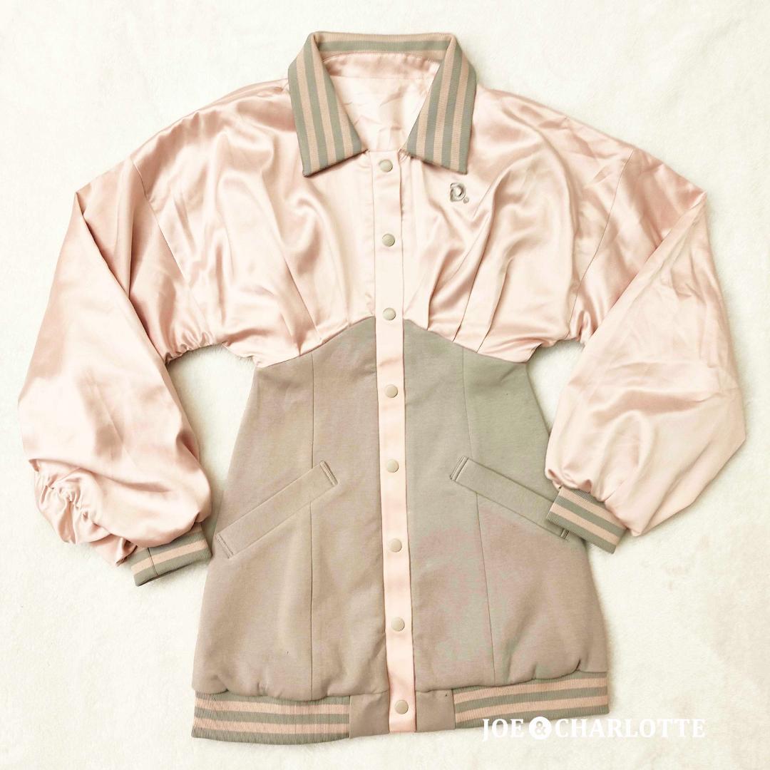 ダーリッチ darich ドルマンスリムスカジャンミニワンピース