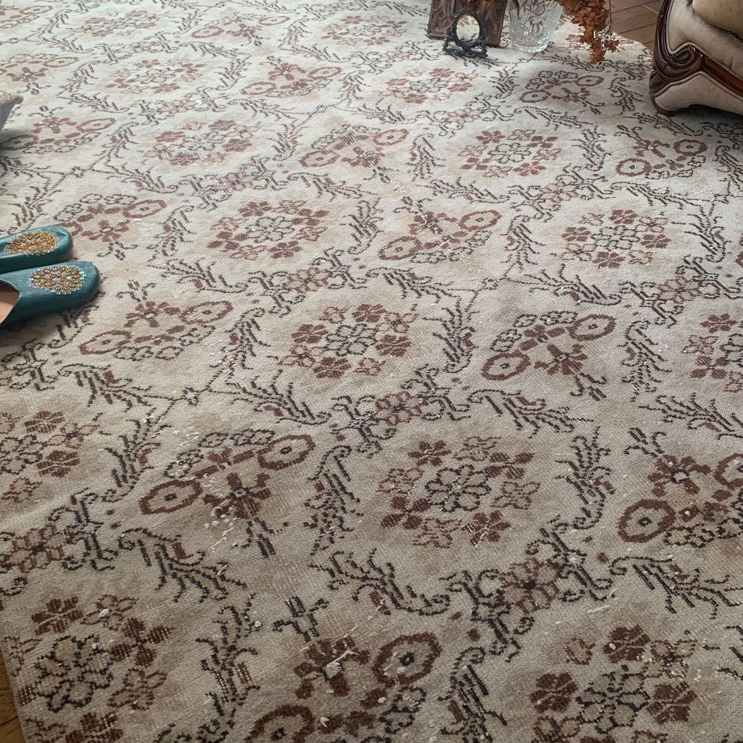 ぼーるちゃん様 超大判 262×167 モロッカンタイル トルコヴィンテージラグ