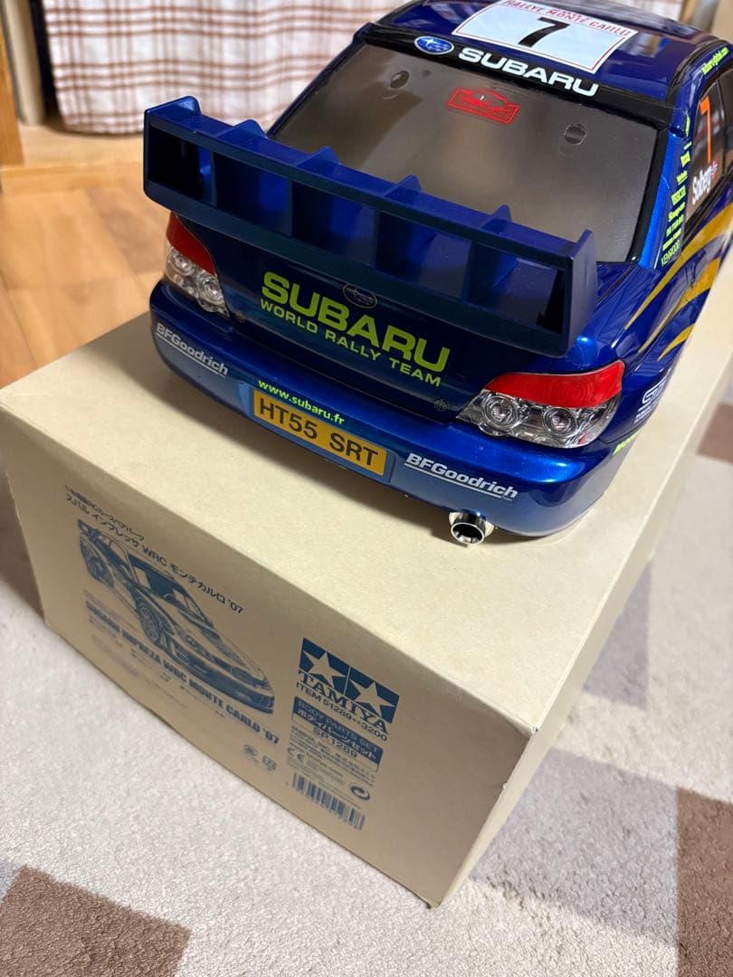 SUBARU WRX STI 1/10スケール 塗装済みボディ TT-02 箱付 - メルカリ