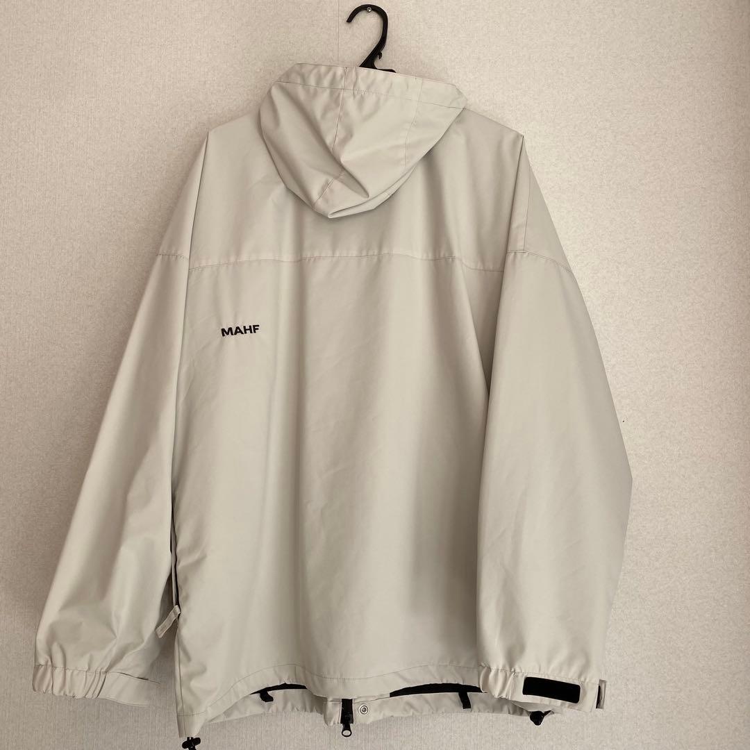 MAHF SUPPLY スノーボードウェア ルーズジャケット オフホワイト L