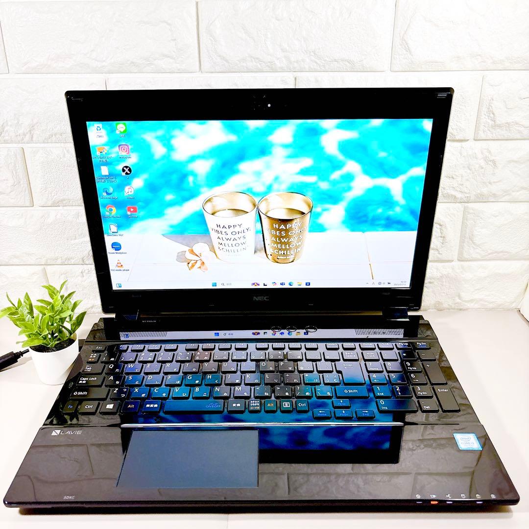 SSDで快適✨フルHD 第7世代 メモリ8GB カメラ ノートパソコン NEC