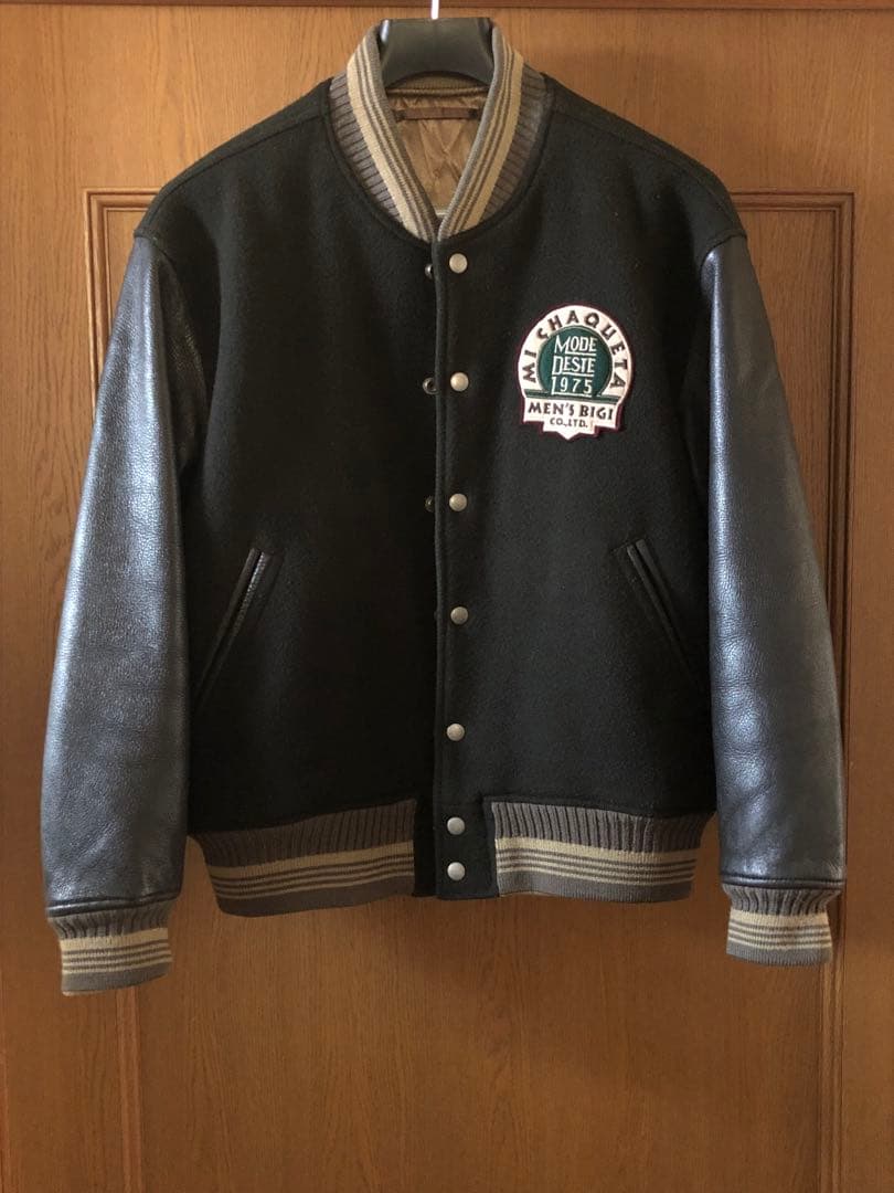 MEN'S BIGI メンズビギ スタジャン ／サイズM 1987aw／美品です - メルカリ