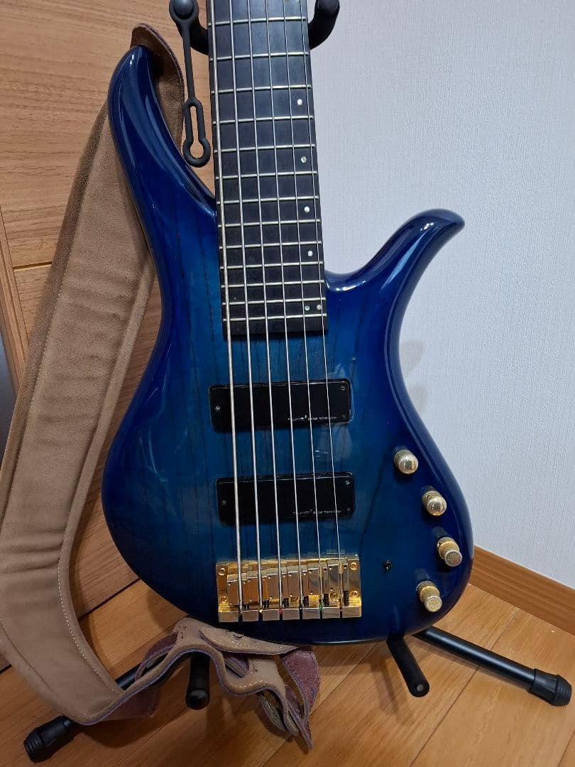 TUNE BEB-6　シースルーブルー　(しん　) FUJIGEN NJB100MBAH/01 SBB エレキベース シースルーブルーバースト