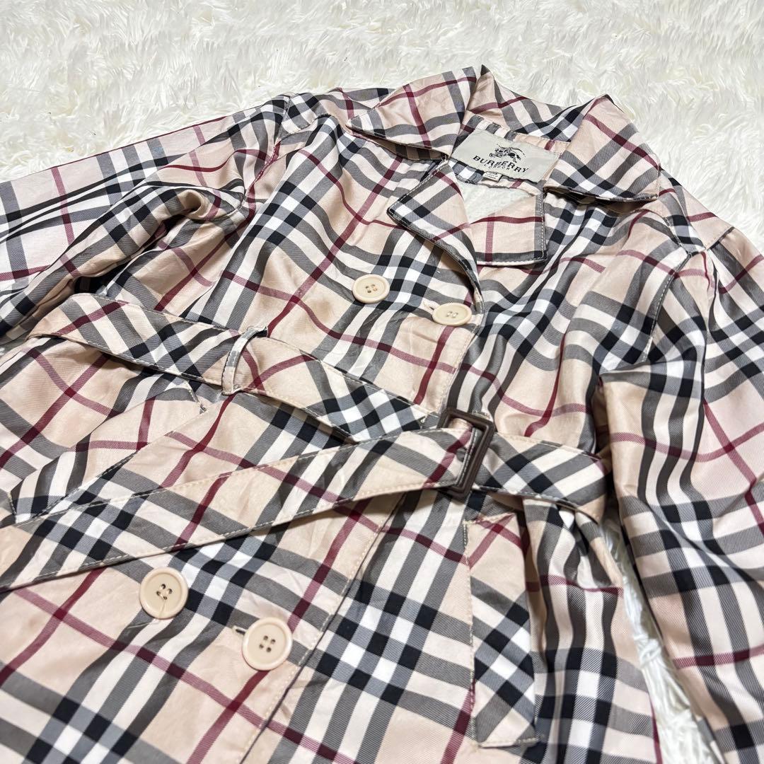 BURBERRY ベルト付 総ノバチェック コート - メルカリ