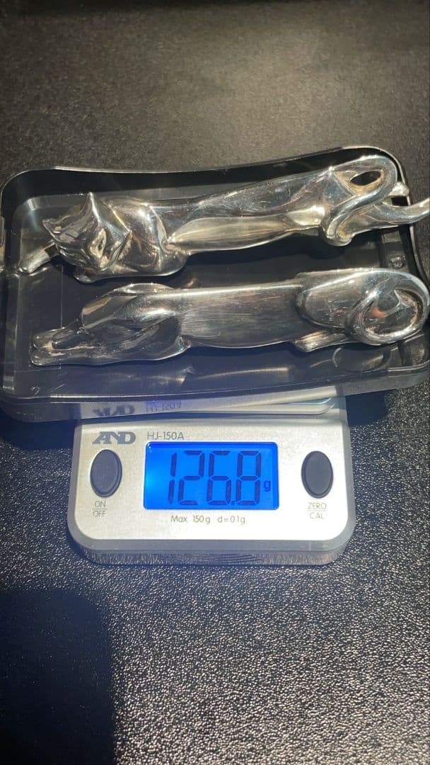 希少 Christofle クリストフル シルバープレート ガリア 犬 猫