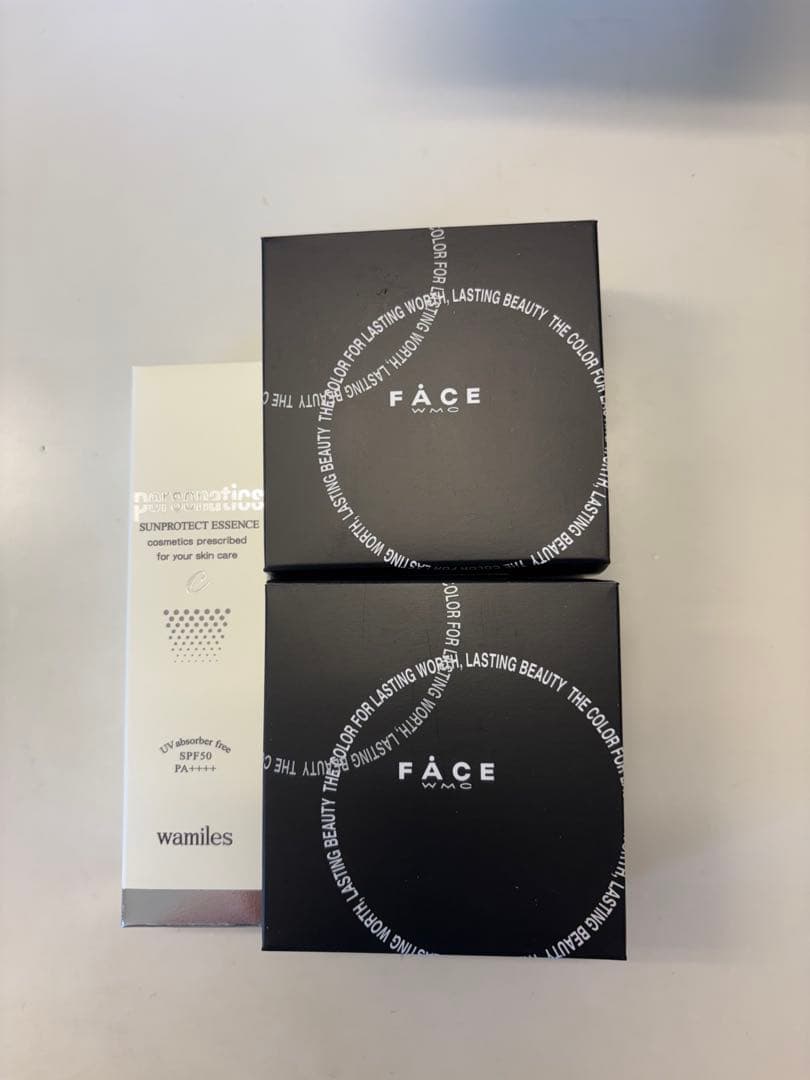 ワミレスフェイスルースパウダー×2 サンプロテクトエッセンスCフェイス