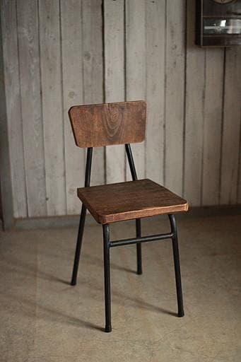 鉄脚と古材の椅子　チェア　古家具　インダストリアル 楽天市場】一点物 アンティーク家具 椅子 チェア 古材 ダイニング