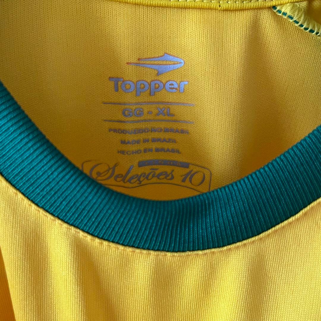 美品 TOPPER サッカー ブラジル代表 ユニフォーム XLサイズ 現地購入