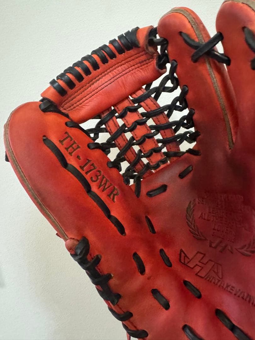HAKUSAN 軟式グローブ TH-173WR オレンジハタケヤマグローブ - メルカリ