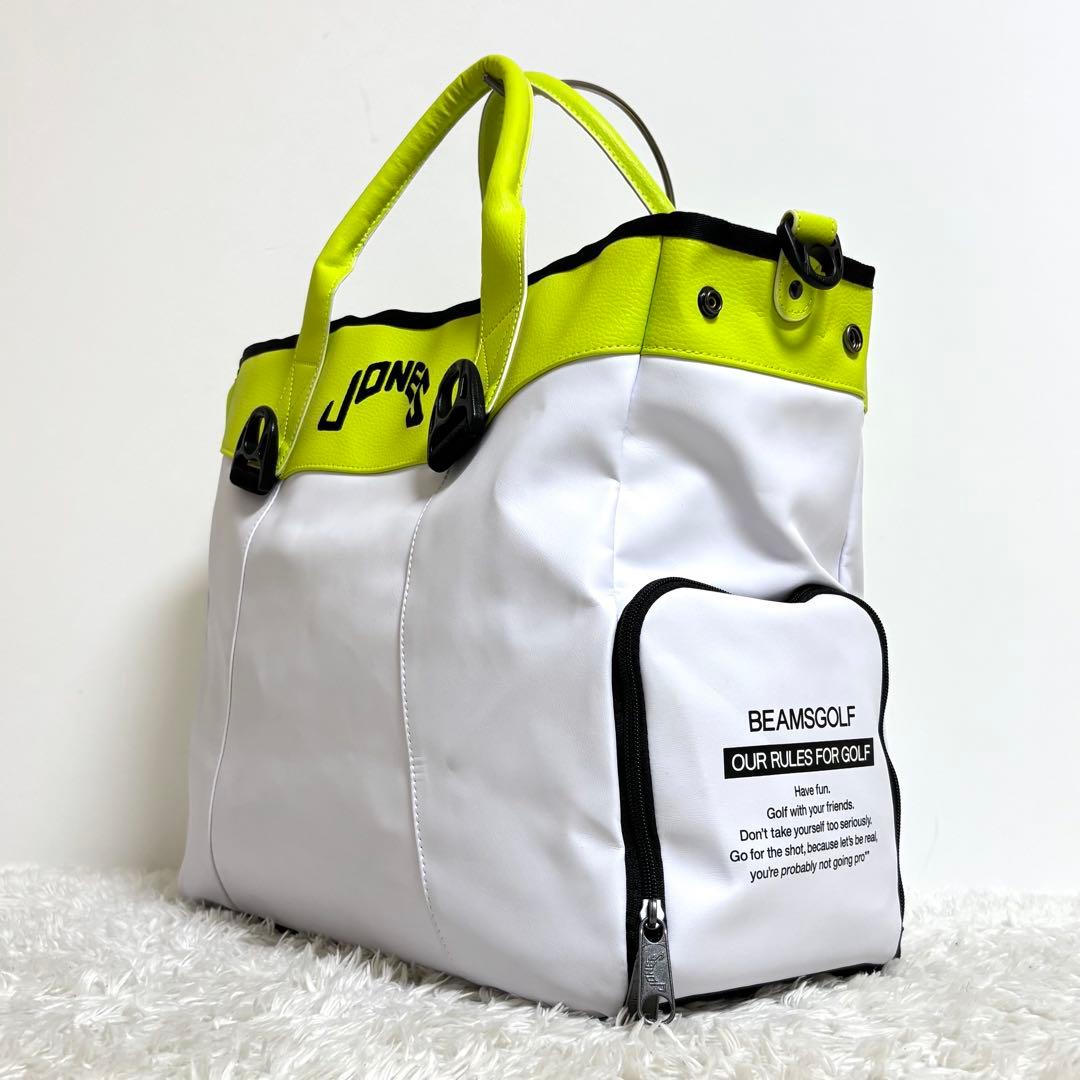 美品】ジョーンズ ビームスゴルフ 別注 ボストンバッグ 大人気 2way