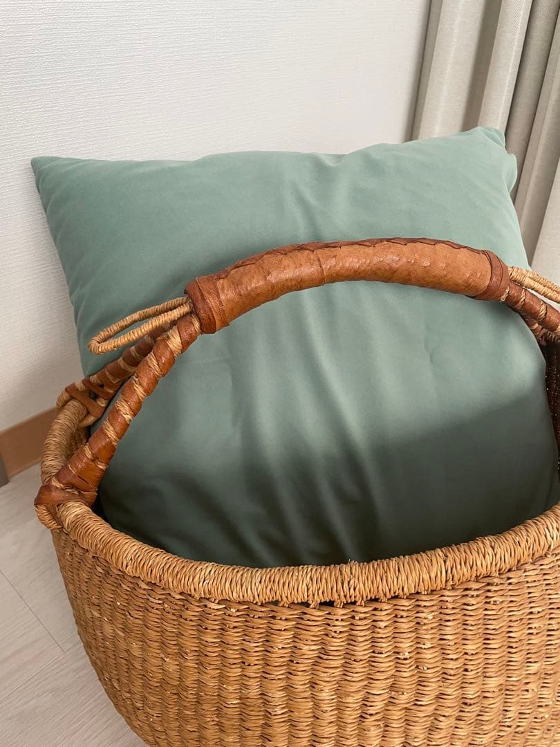 希少 ヨーロッパ経由 特大サイズ ブルキナファソバスケット