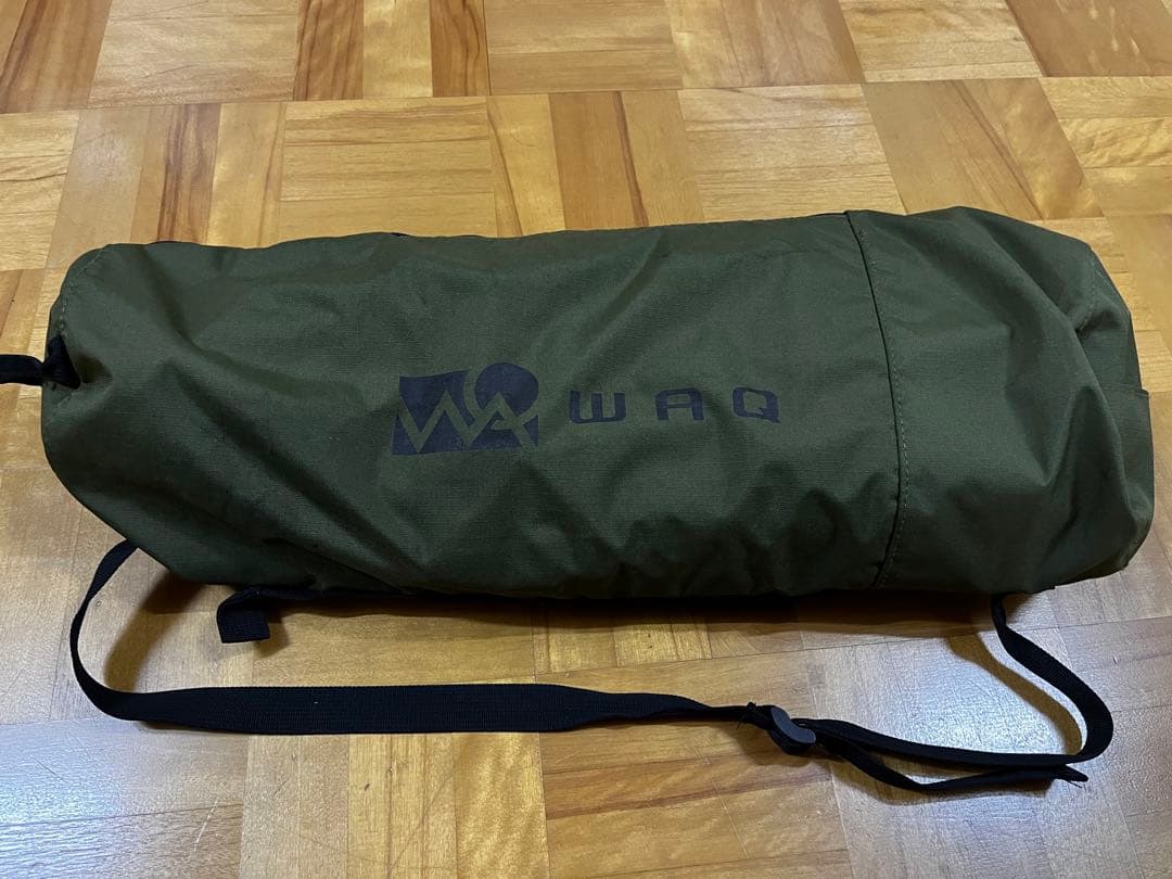 WAQ 2WAY フォールディング コット オリーブ 横幅約65cm