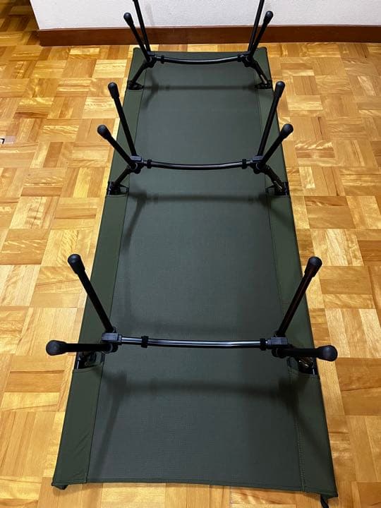 WAQ 2WAY フォールディング コット オリーブ 横幅約65cm