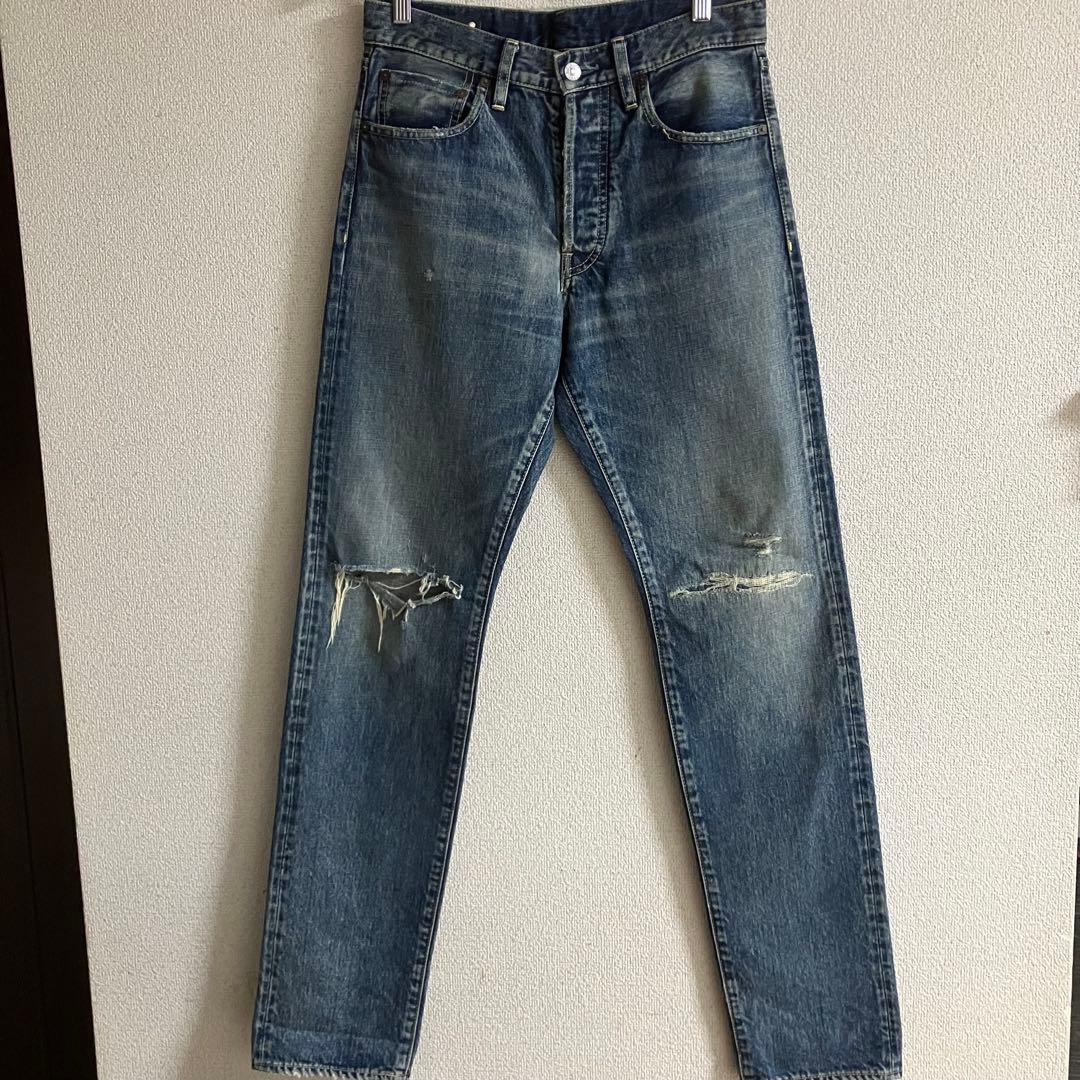 MINEDENIM ダメージ加工デニム MINEDENIM ダメージ加工デニム - パンツ新しい
