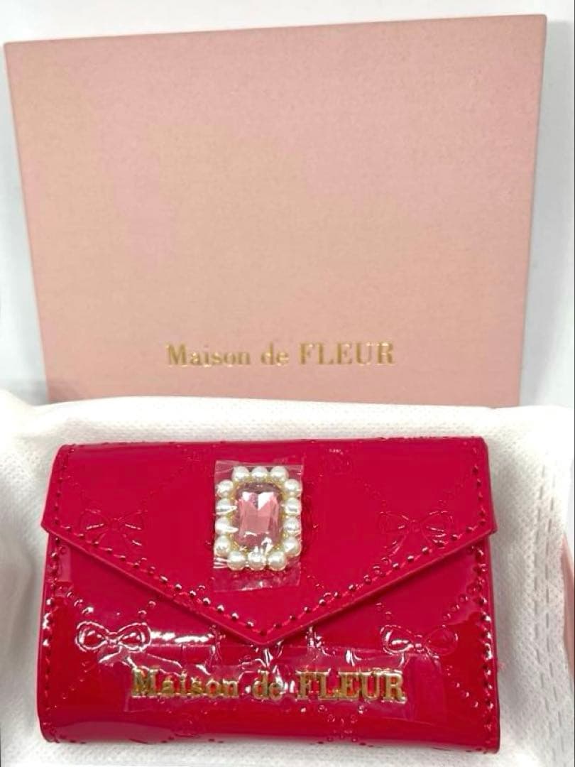【新品】Maison de FLEURꕤエナメルモノグラムキーケース メゾン ド フルール Maison de FLEUR エナメルモノグラムキーケース