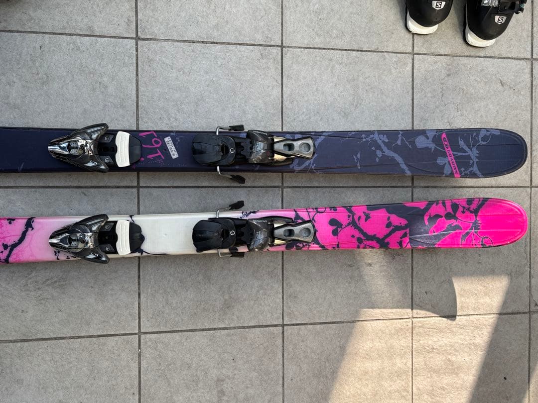 スキー板ビンディングブーツ3点セットレディース161cm 、23.0cm