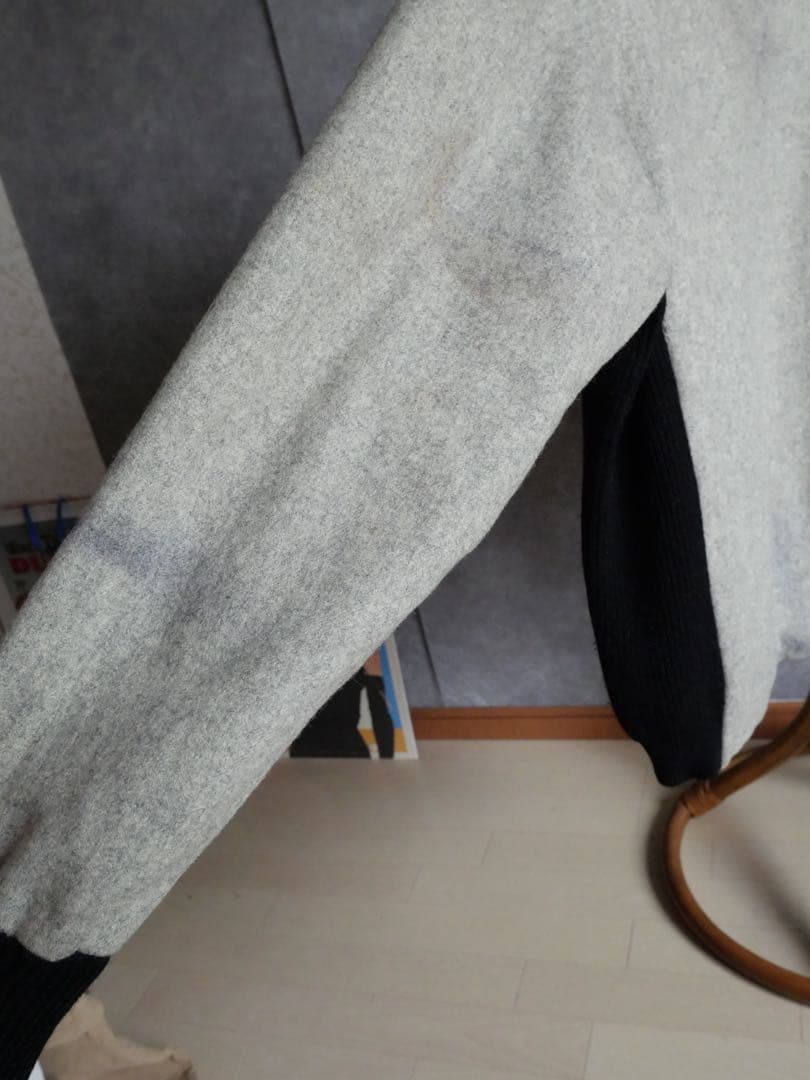 50~60s ユーロ ウールニット切替 スキー プルオーバー vtg