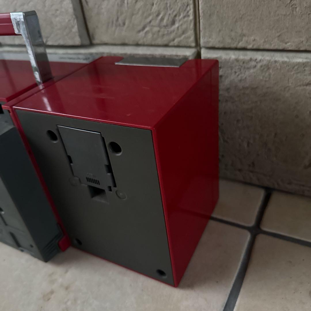 HITACHI PERDISCO TRK-W3 バブルラジカセ 赤 昭和レトロ - メルカリ