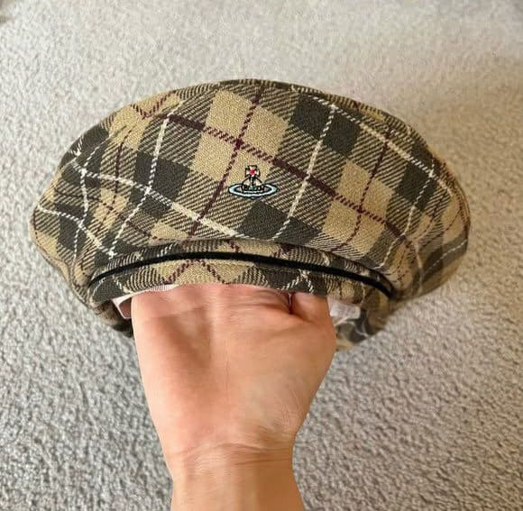 ヴィヴィアンウエストウッド　90sヴィンテージ！　ライセンス初期チェックベレー帽 ヴィヴィアンウエストウッド 90sヴィンテージ！ ライセンス初期