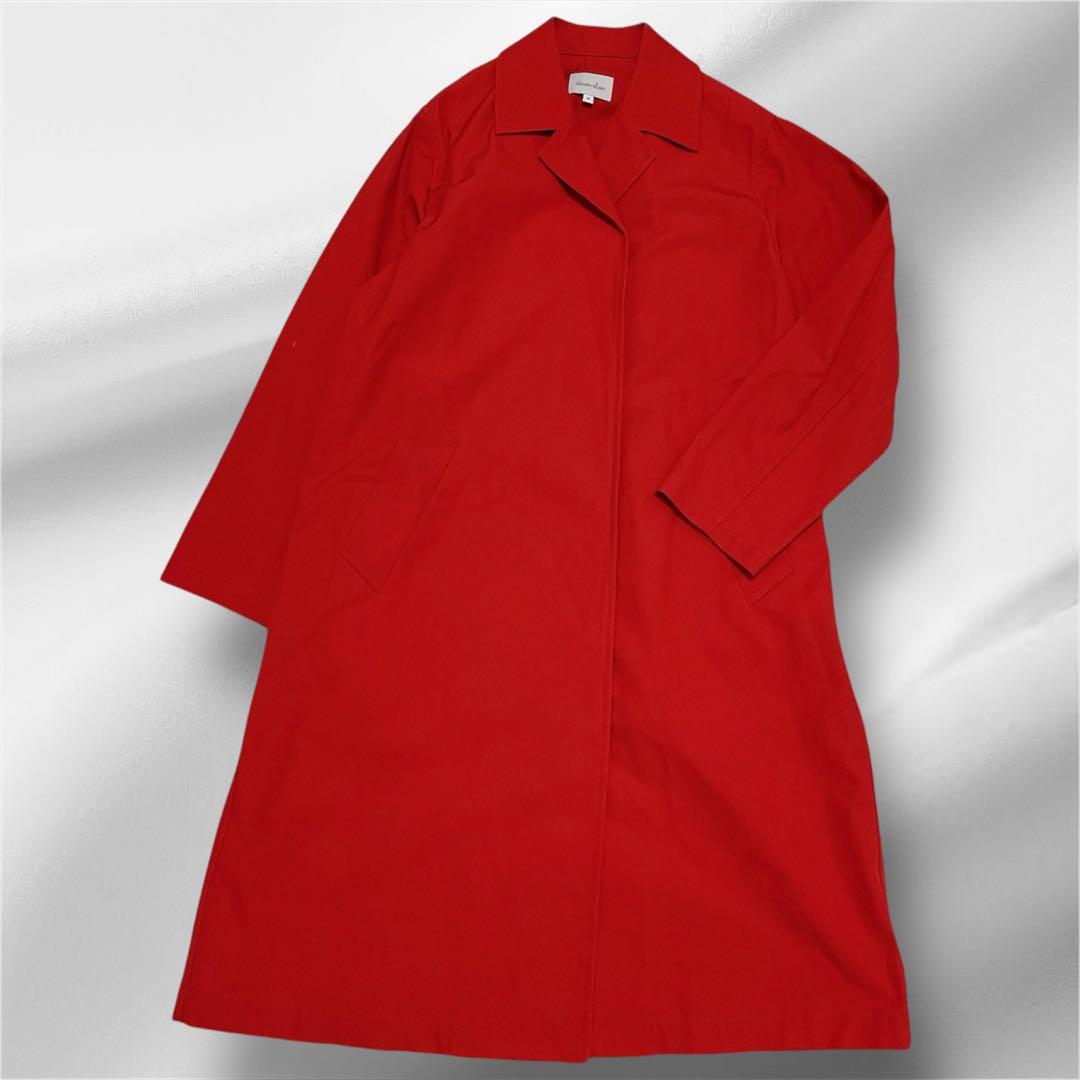 steven alan】スティーブンアラン レッド ロングコート M 日本製