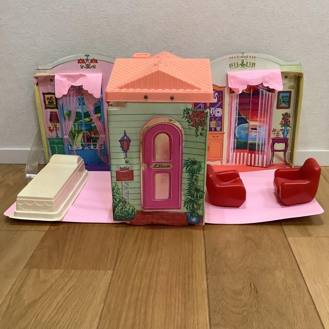 お値下げ リカちゃん なかよしトリオハウス 昭和レトロ Licca - メルカリ