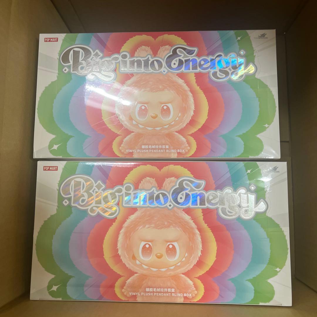 LABUBU Big into Energy ぬいぐるみ シリーズ アソート Labubu Big Into Energy Series – Pop Mart Blind‑Box Plush Pendants